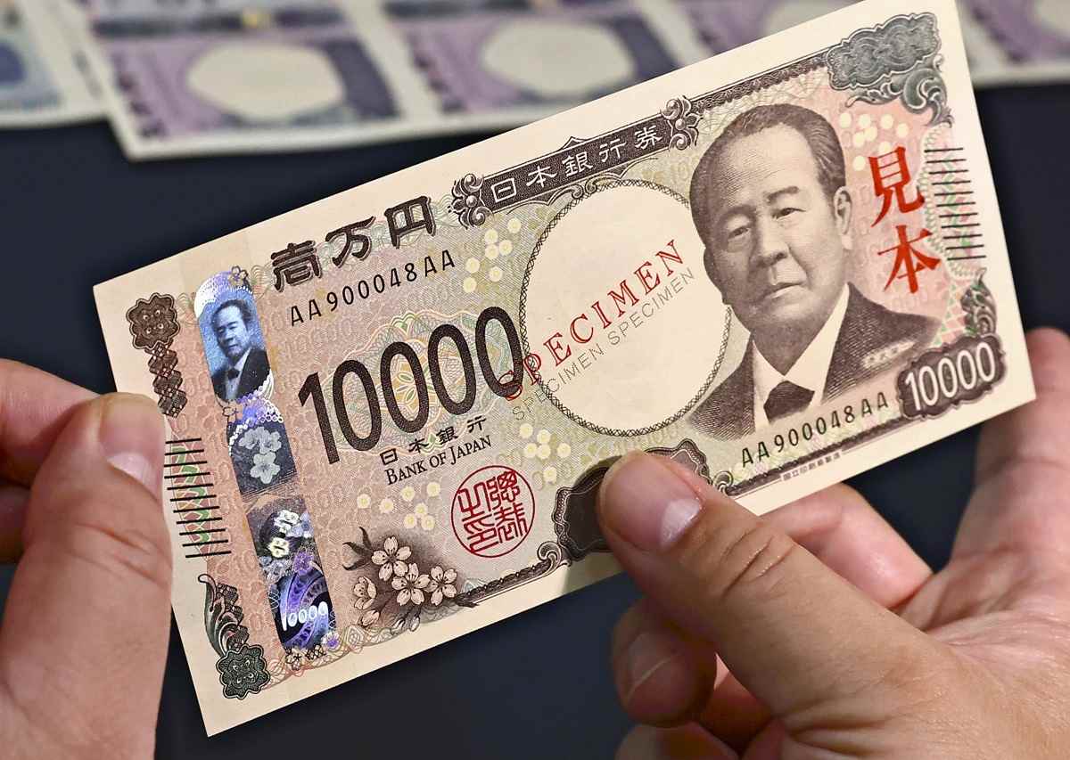 Novas Notas de Iene no Japão